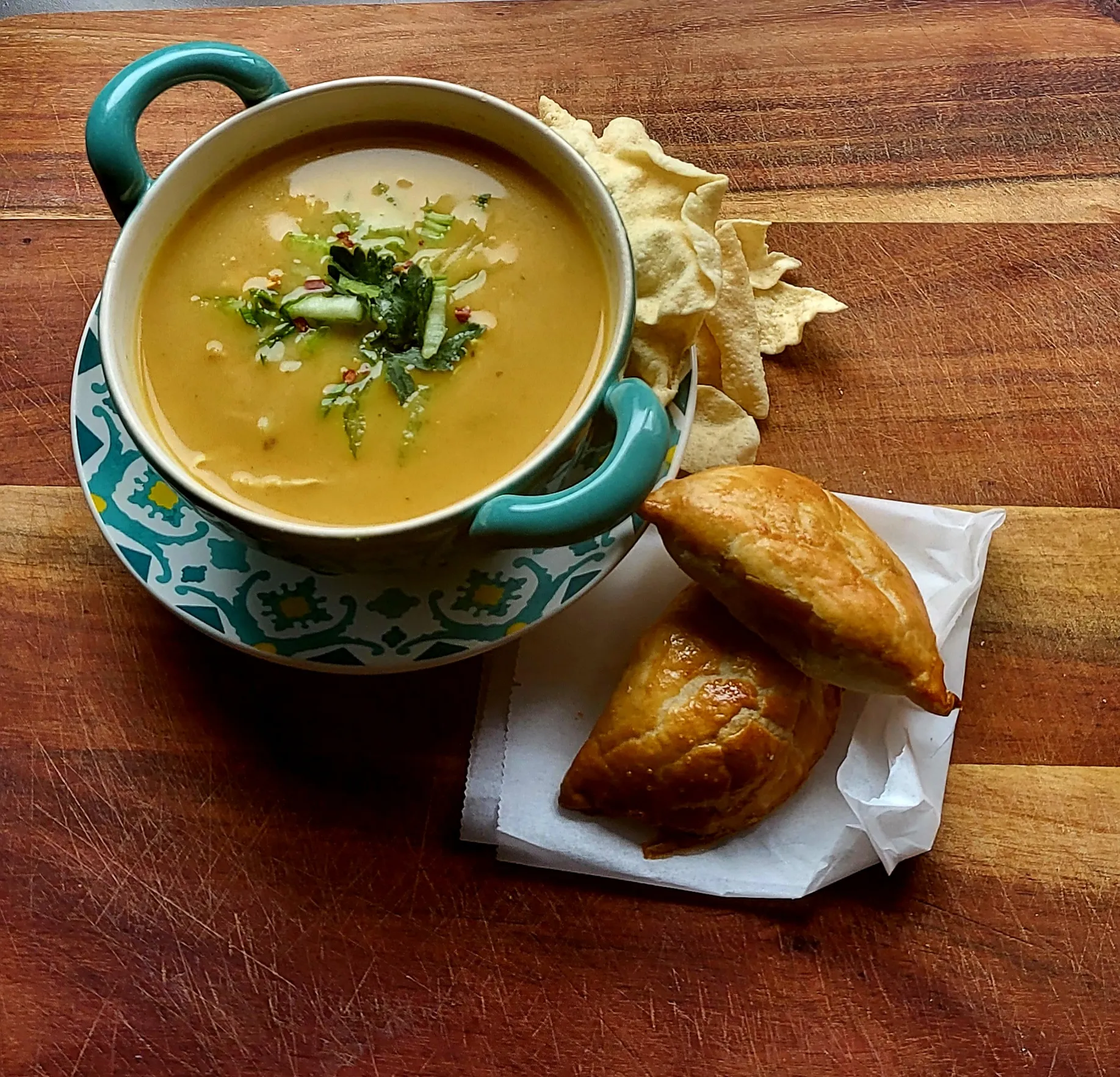 Recept voor Indiase kip currysoep