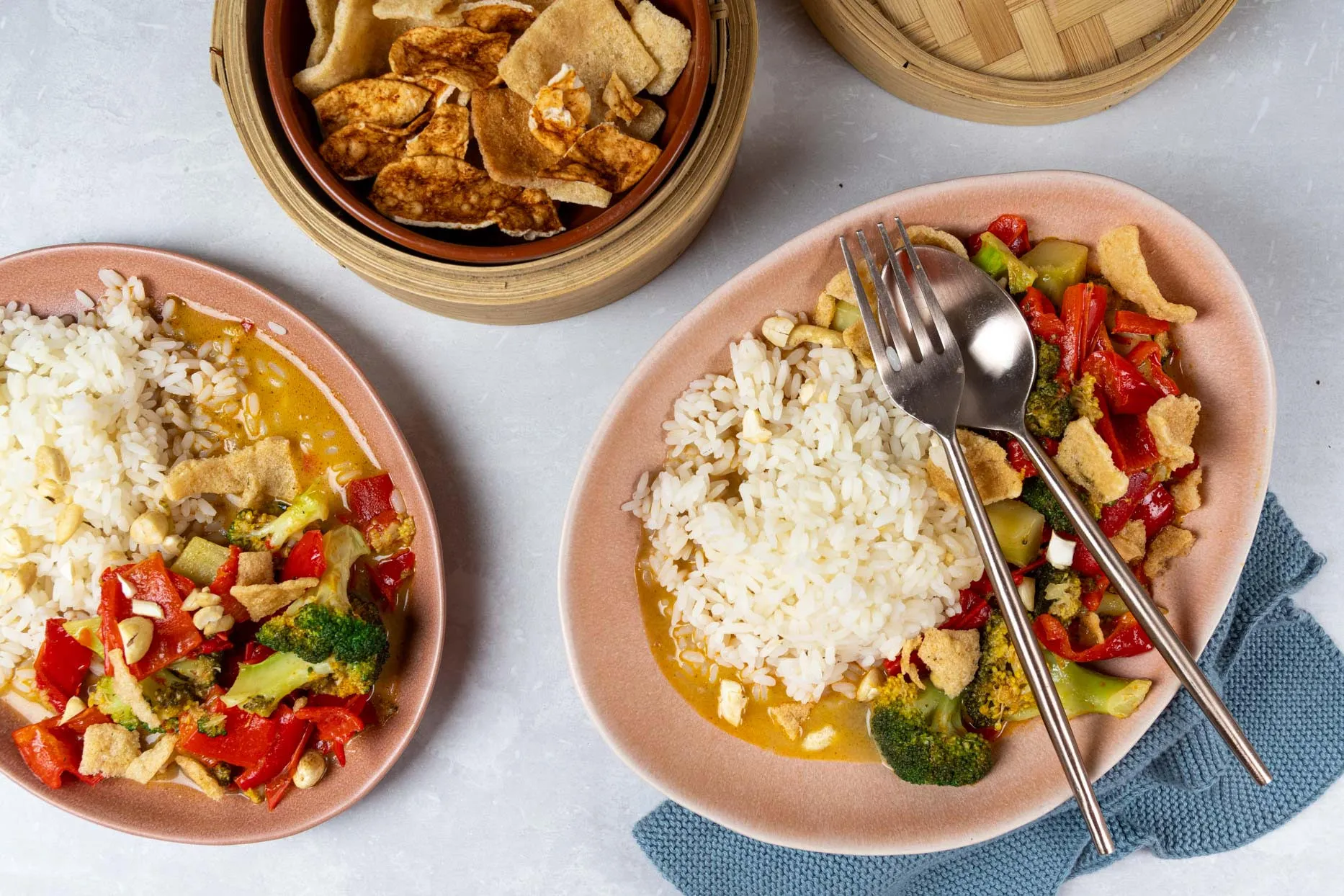 Recept voor rode curry papa