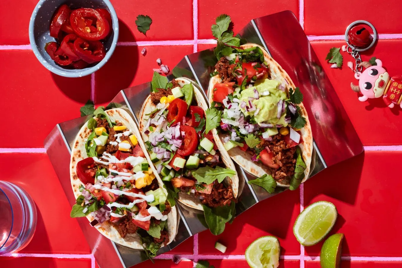 Recept voor Tex-Mex soft tacos met gehakt en guacamole