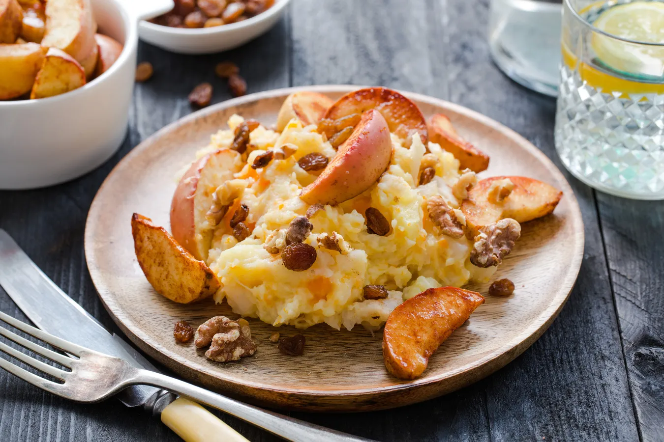 Recept voor vergeten stamppot met knolselderij en walnoten
