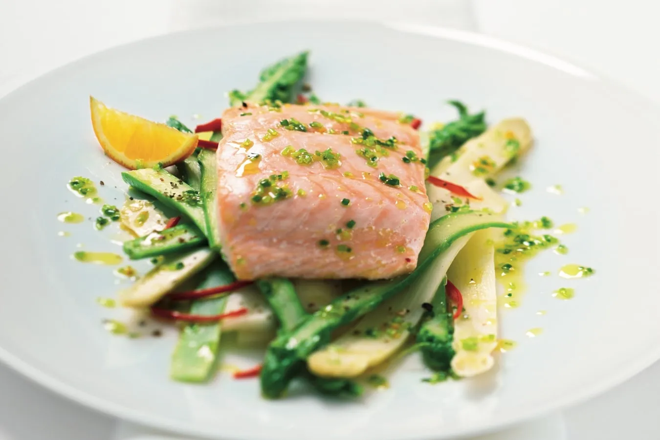 Recept voor zalmfilet met asperges